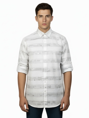 Men's Premium Cotton Printed Shirt