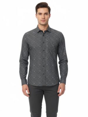 Men's Premium Cotton Printed Shirt