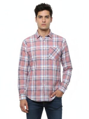 Men’s Premium Cotton Checked Shirt