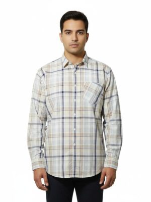Men's Cotton Checked Shirt