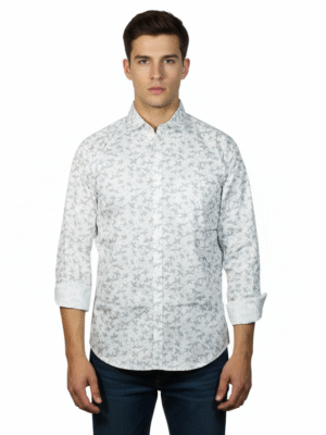 Men's Premium Cotton Printed Shirt