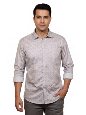Men's Premium Cotton Printed Shirt