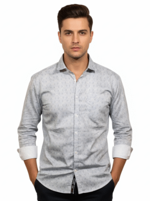 Men's Premium Cotton Printed Shirt