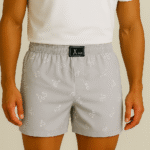 Light Grey Cotton Boxers