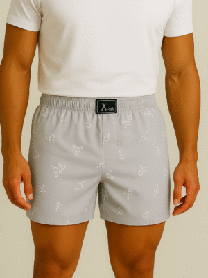 Light Grey Cotton Boxers