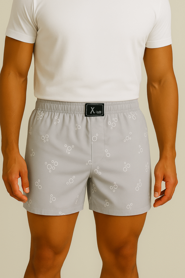 Light Grey Cotton Boxers