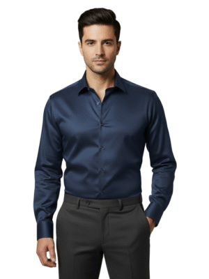 Plain Blue Formal Shirt for Men