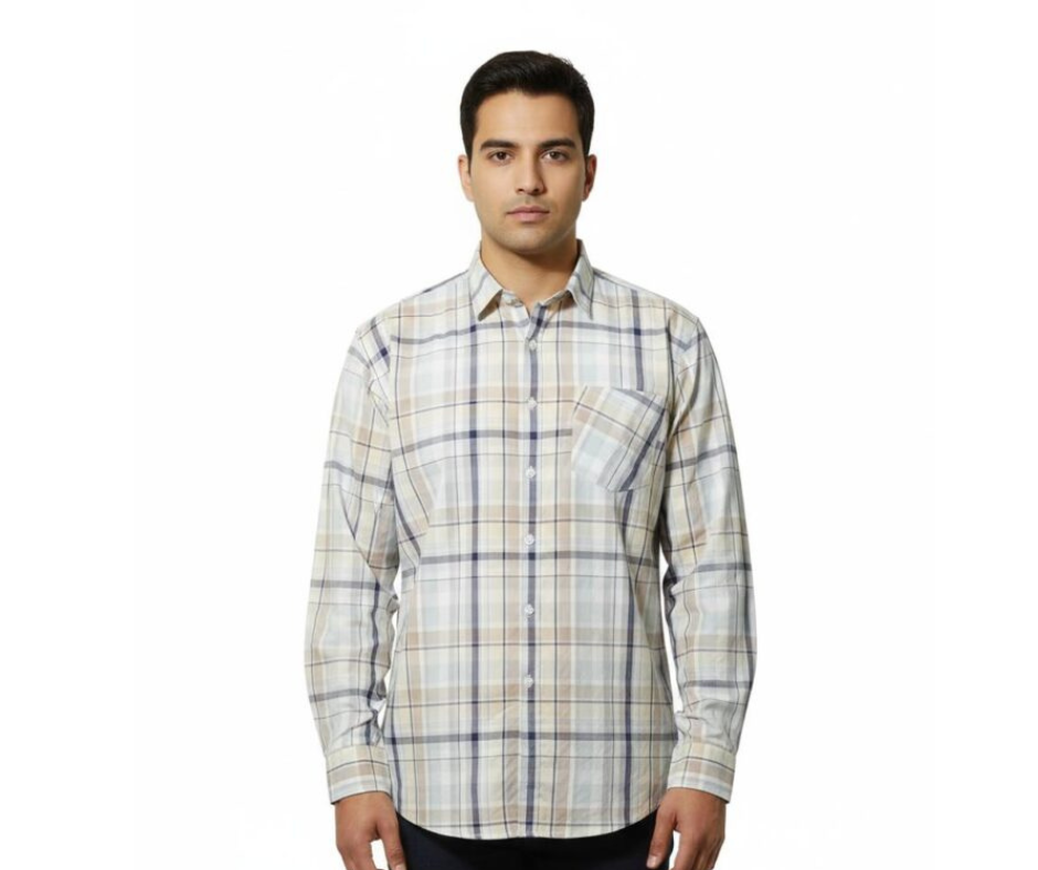 Check Shirt Men Casual Style